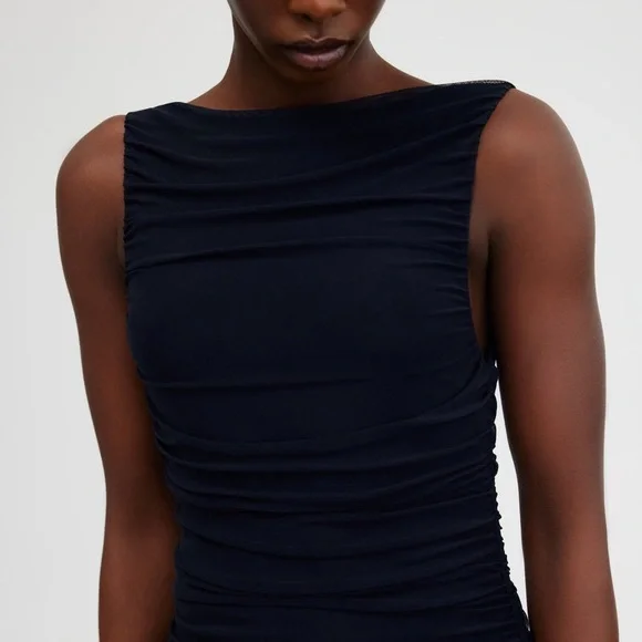 SIGNIFICANT OTHER, Saria ruched knit-jersey midi dress, US 2 - Picture 8 of 8